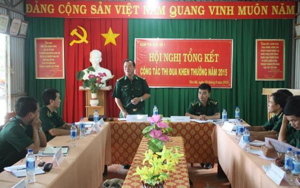 BĐBP Tây Ninh: Tổng kết công tác thi đua khen thưởng năm 2015 